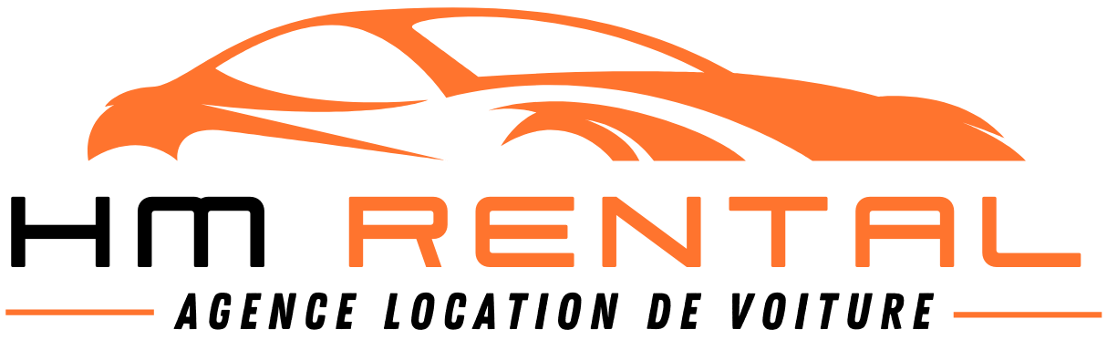 Logo de HM RENTAL location voiture agadir, car rental agadir without deposit, location voiture aéroport pas cher sans caution