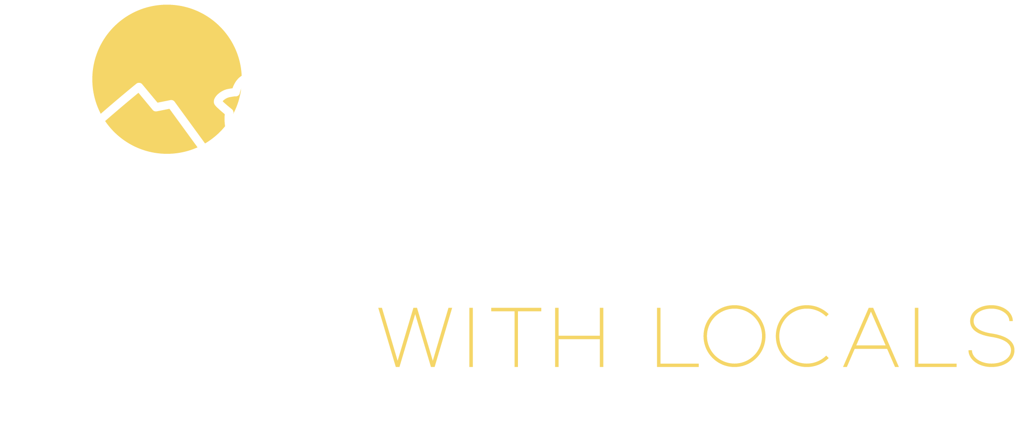 Logo de Sahara with locals