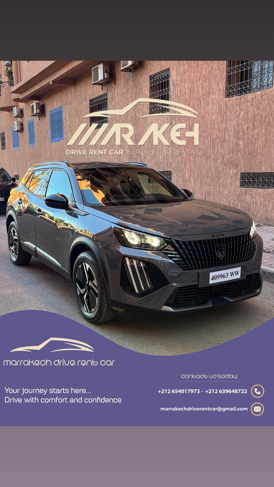 Marrakech drive rent car